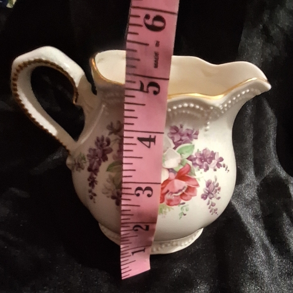 Beautiful Vintage Hal-Mar Signed Pitcher~Intricate Designs~Creamer~Floral Vase - Picture 14 of 15